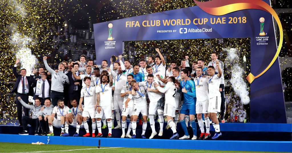  during the FIFA Club World Cup UAE 2018 Final between Al Ain and Real Madrid at the Zayed Sports City Stadium on December 22, 2018 in Abu Dhabi, United Arab Emirates.